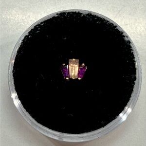 BVLA Oceane 3 Rainbow Moonstone and Amethyst Threaded End